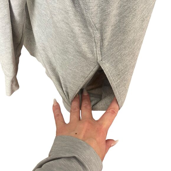 Z by Zella Plus 1X Hoodie Pullover Sweatshirt Gray Long Sleeve Pocket - Picture 11 of 12